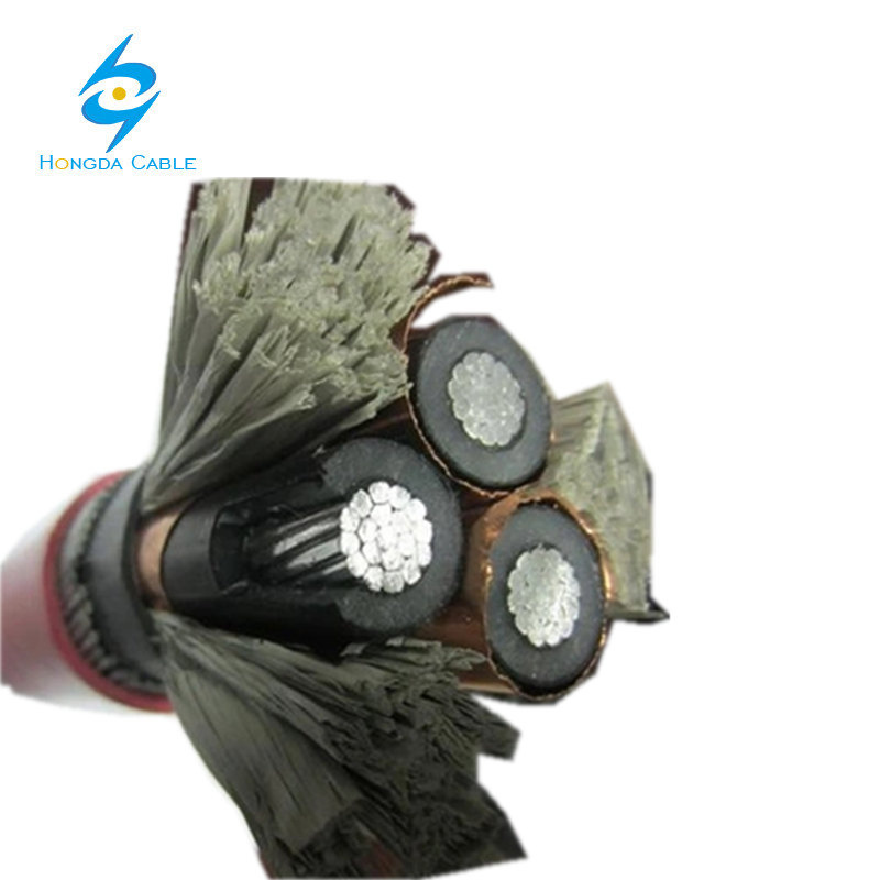 11kv 33kv Al/XLPE/PVC/Swa/PVC Cable 3X185 mm2 Underground Cable