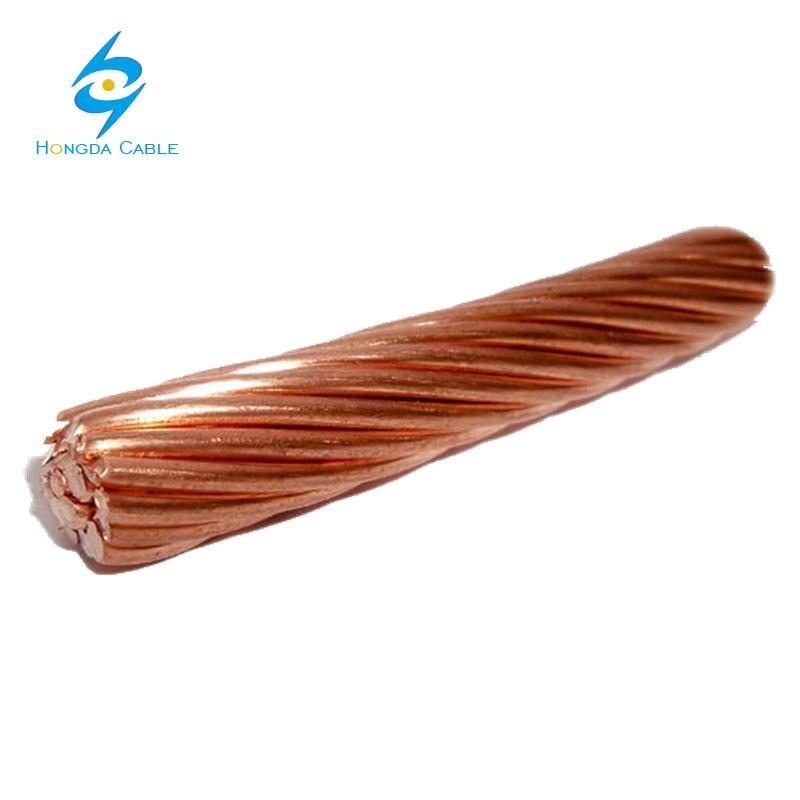 159mm2 Alambre CCS 40% Conductividad 19#8AWG Conductor de Acero Recubierto de Cobre Estándar ASTM