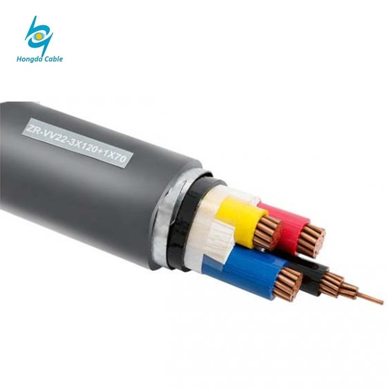 16mm 4core Aluminum/Copper Dsta Armored PVC Sheath Electric Cable