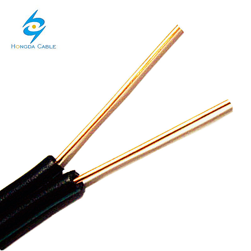 18AWG 20awgx2c Cable 1 Pair Solid Twisted Bare Copper Telephone Cable Drop Wire Price