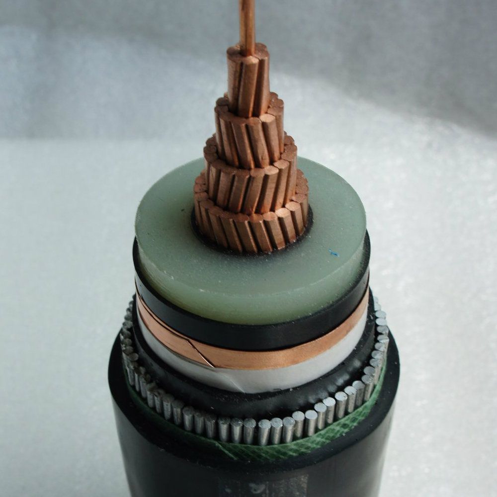 1X400 mm2 Cu/XLPE/PVC 33kv Aluminium Wire Armoured Cable