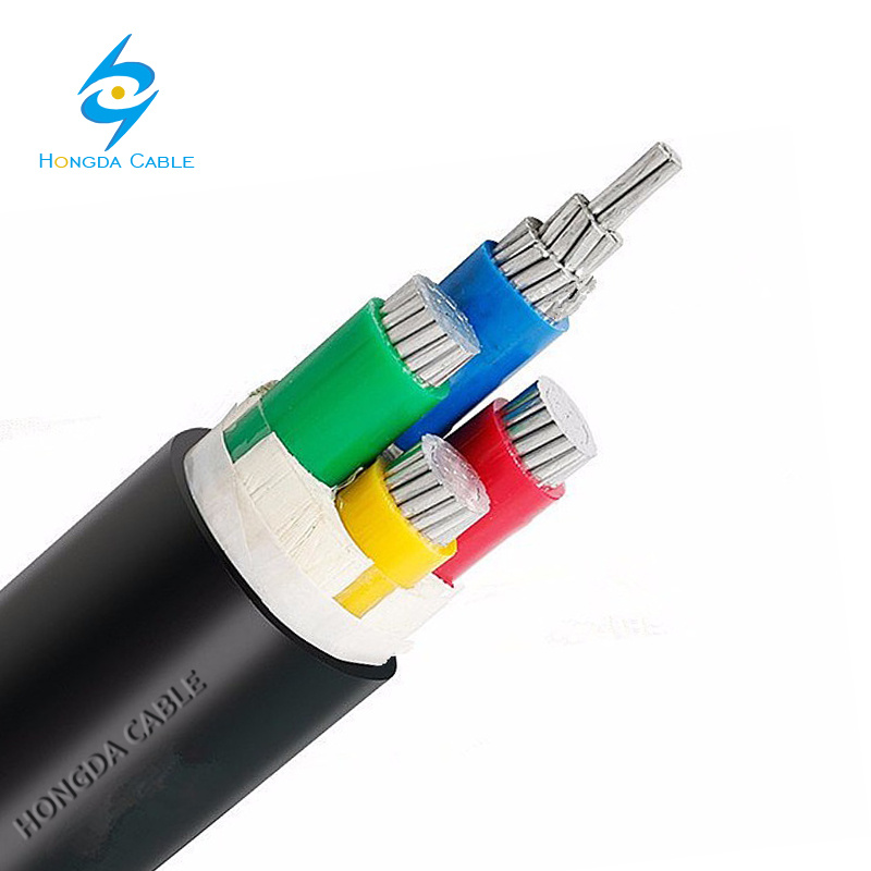 1kv 3X4/0AWG XLPE Inuslated PVC Sheathed Aluminum Cable