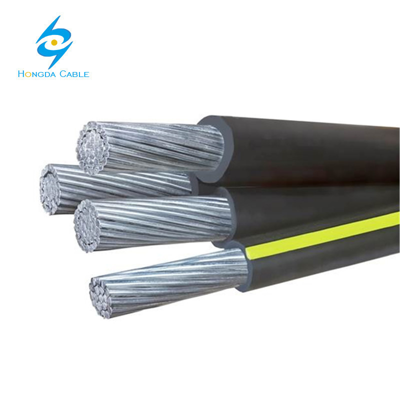 2-2-2-4 Dyke Quadruplex Wire Aluminum Conductor Underground Direct Burial 600V Urd
