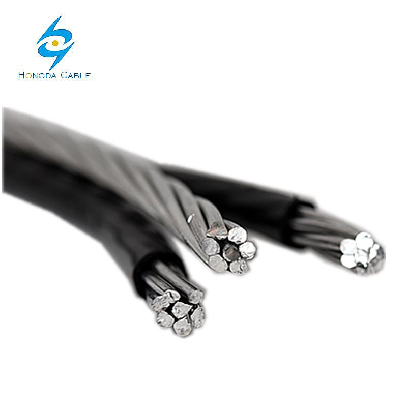 2-2-2 Overhead Triplex Service Drop Lobster Aerial Bundled Cable for Transmission Line