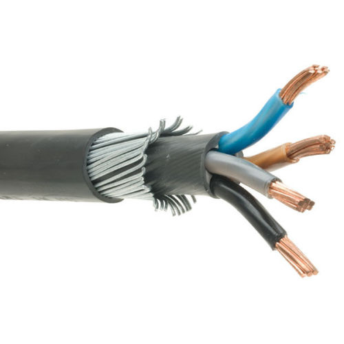 25mm 3core Aluminum/Copper Dsta Armored PVC Sheath Electric Cable 3*25mm2