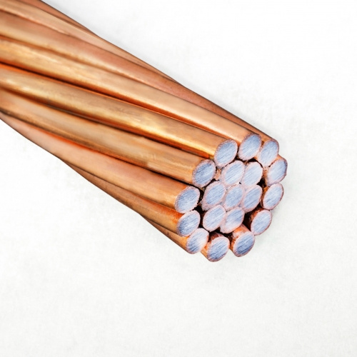 3/2.31mm CCS 40% 30% 21% Conductivity 6AWG Strand Copper Clad Steel Wire