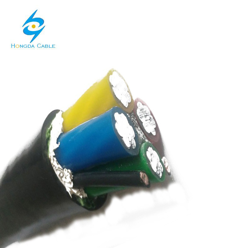 3*2AWG+1*4AWG+2*12AWG Aluminum Cable