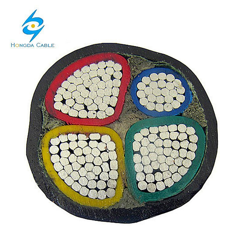 3.5 Core Na2xy Cables 3*95+1*50mm2 Al XLPE PVC 3+1 Cores Underground Aluminum Cable