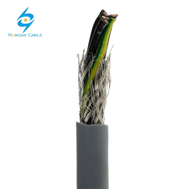 300/500V Multi-Core, Yslcy, PVC Insulated, Braided Screen, PVC Sheathed Flexible Control Cable