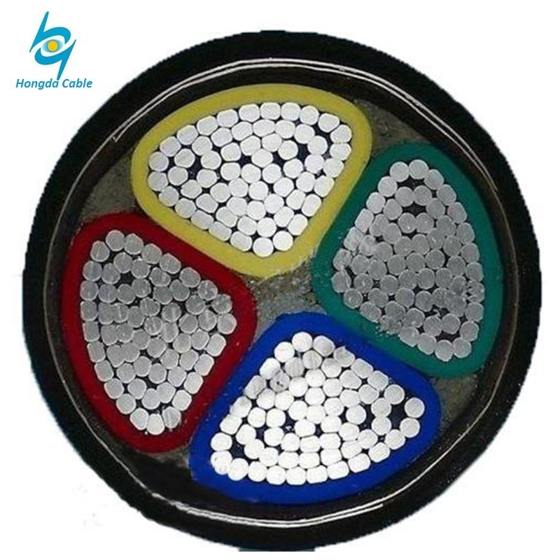 3X35mm2 4X25mm2 Multi Core Aluminum Copper Armored XLPE PE Power Cable
