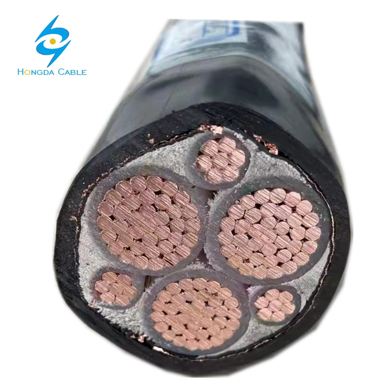 3X500mcm+3X1AWG Copper Multi-Core XLPE Insulation Copper Shielding PVC or EVA Sheath 2kv Vdf Cable Xtmu