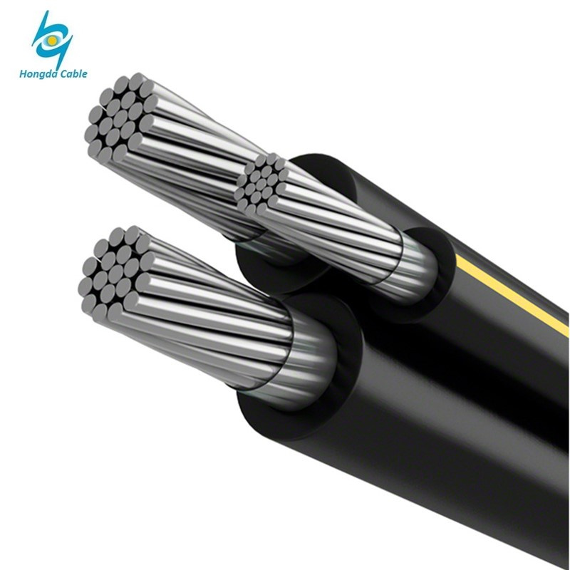 4/0AWG ABC 3 Phase Twist Aluminum Duplex Aerial Bundle Overhead Cable