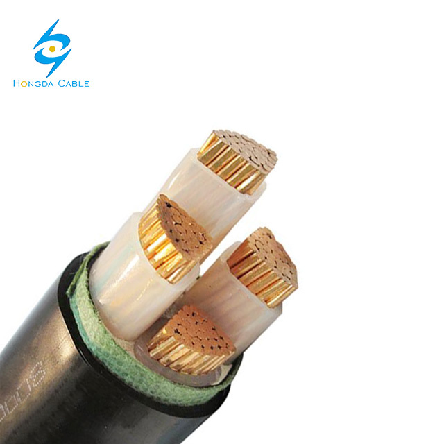 4 Core 50mm2 Cooper Core Power Cable PVC Insulation Underground Cable