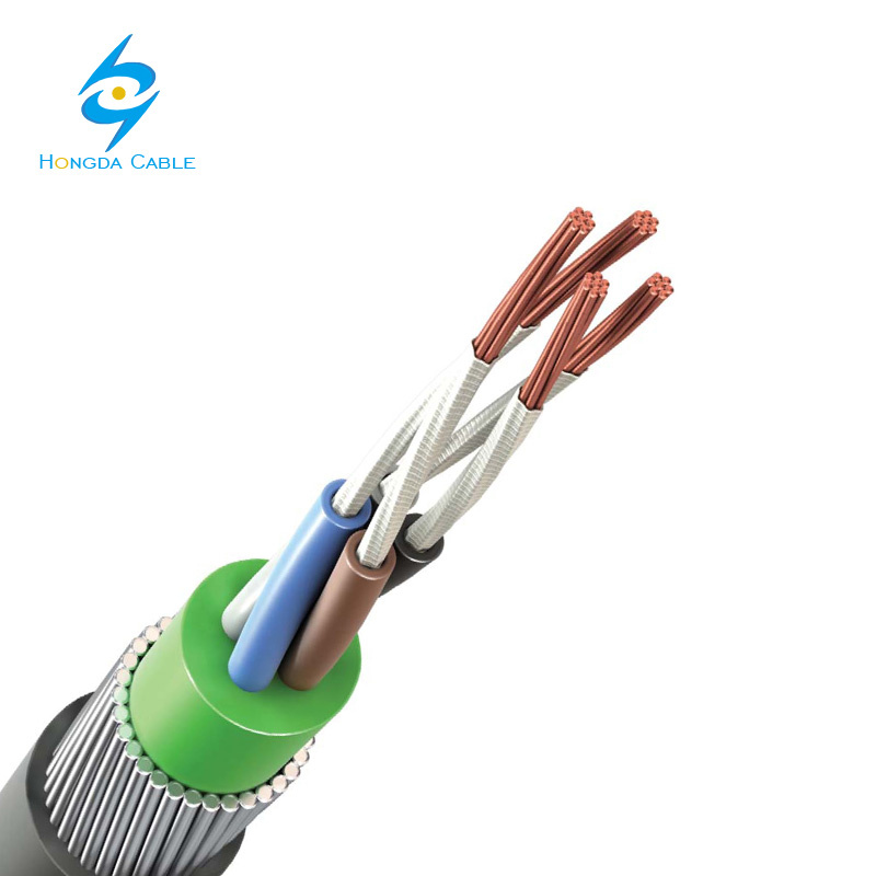 4X25mm2 Copper Conductor XLPE Insulation Steel Wire Armored Cable Factory Price