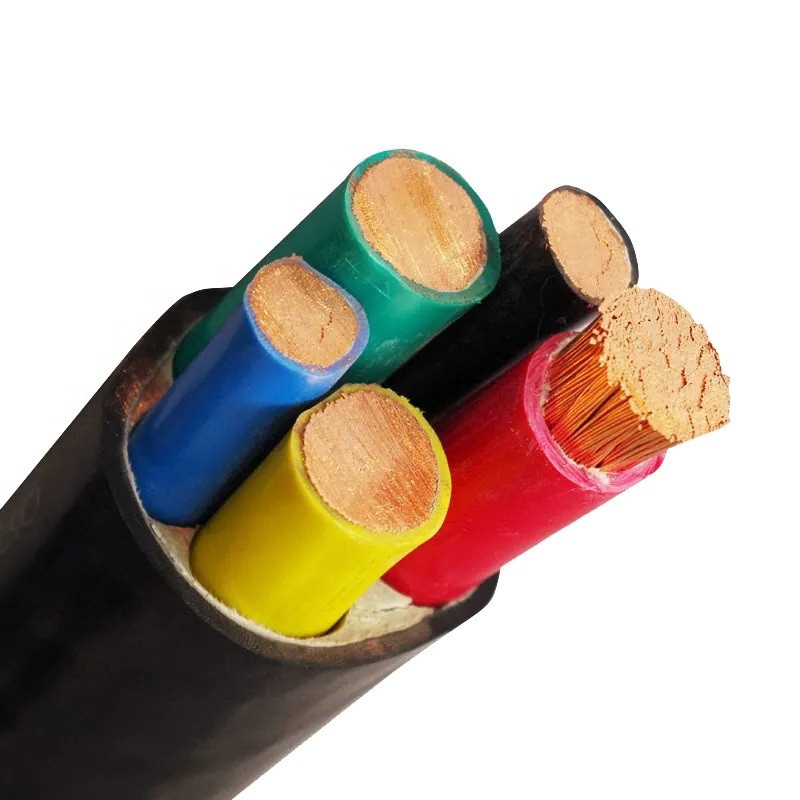 4core X 120mm 5core X 185mm XLPE /PVC/Cu Flexible Yjvr Copper Core Insulated Wire Low Voltage Power Cables