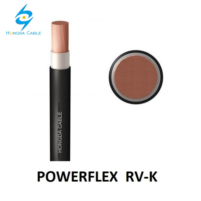600/1000V Plain Annealed Flexible Copper Powerflex RV-K Cable