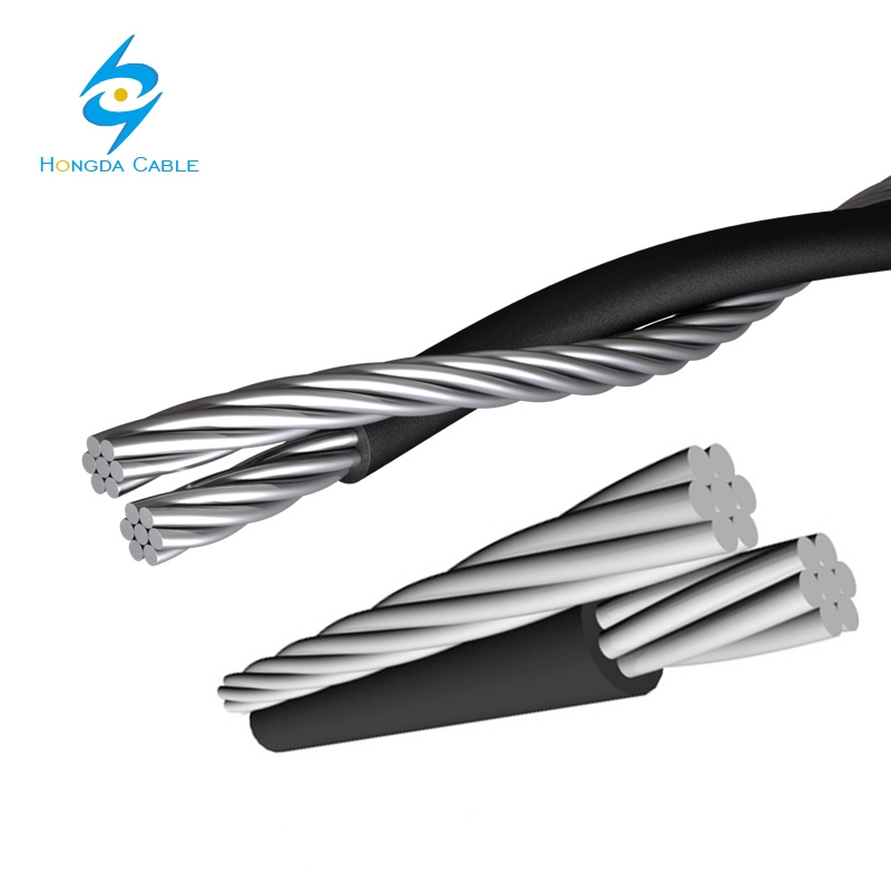 600V Aluminum Conductor Insulated 2 Core Overhead ABC Cable