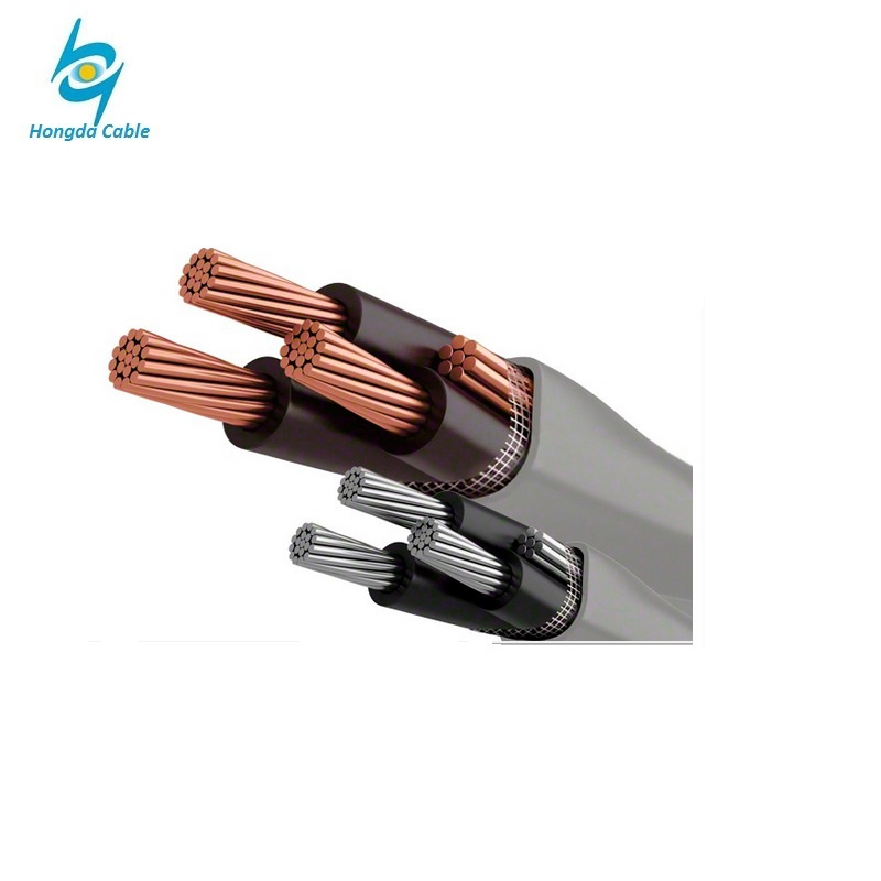 600V Copper Aluminum XLPE Insulated PVC Covered Ser Electric Wire Cable