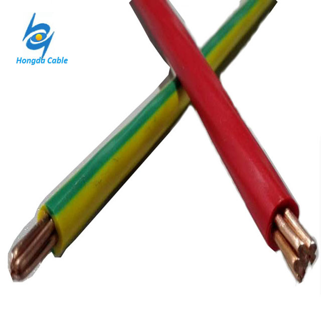 600V PVC Insulated Copper Electrical Wire 6AWG