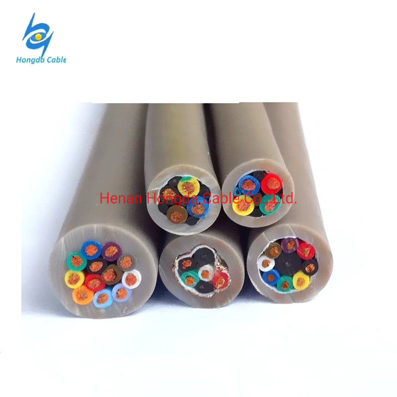 600V PVC Insulated Flexible Copper Control Cable VV5-K 7 Core 4mm2 Kvvr