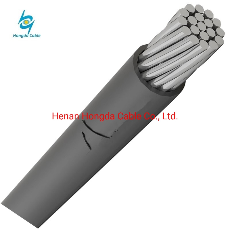 600V Cable de línea cubierto de XLPE tipo aluminio secundario 4/0AWG 250AWG 350AWG