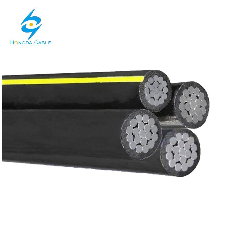750-750-750-500 Windham Quadruplex Aluminum Conductor Underground Direct Burial 600V Urd