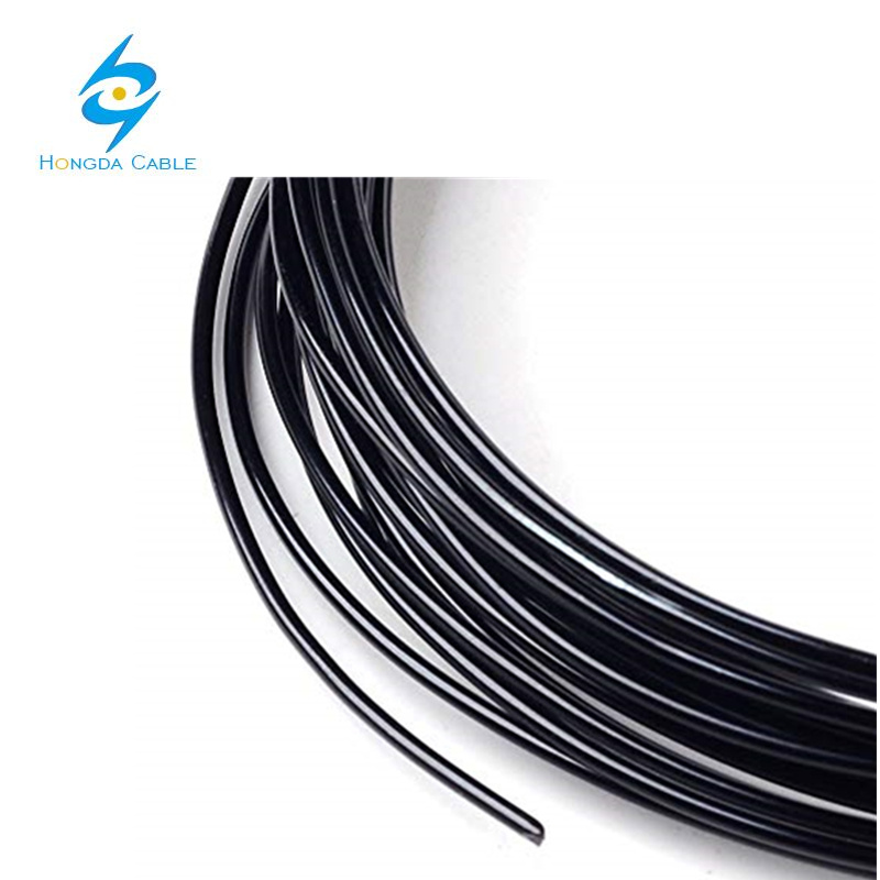8 10 Gauge AWG Size Aluminum Wire AA8000 Black XLPE Polyethylene Insulation Cable