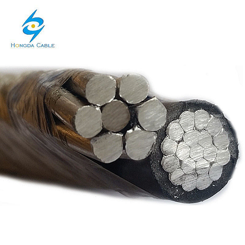 ABC Aluminum Service Drop Wire 1*6+6AWG 600V PE Insulated 6/7 Overhead Wire