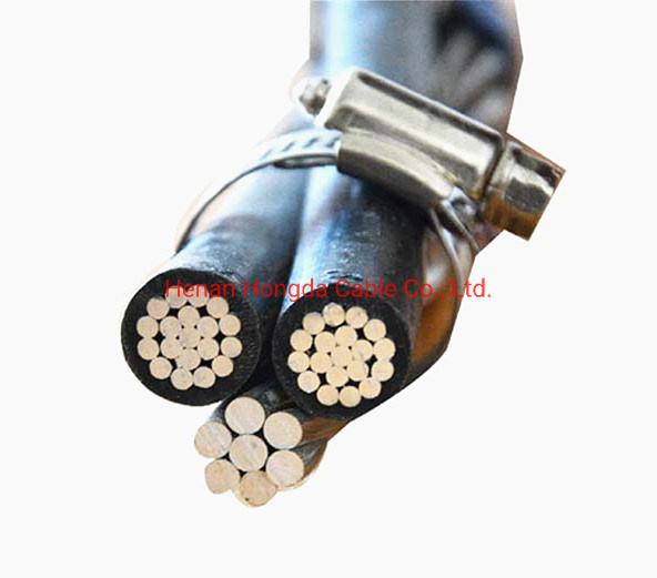 ASTM Triplex Service Drop Aluminum ABC Cable 2AWG 4AWG 6AWG