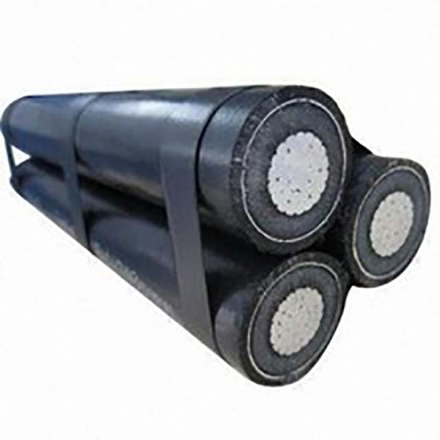 Cable Aéreo ABC de Aluminio Retorcido 3 Núcleo 0.6/1kv Aislado con XLPE