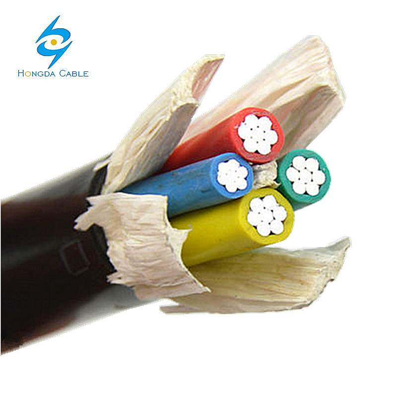 Cable de Aluminio Americano 2 Cable de Tierra AWG 6AWG Cable 4 Núcleo