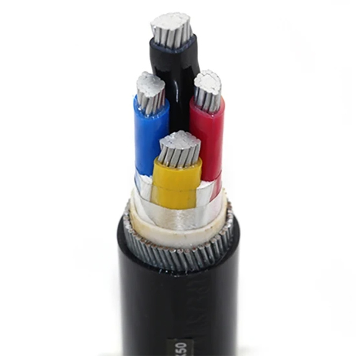 Armoured Cable 4c 16mm 25mm 35mm 50mm 4 Core Aluminum Conductor XLPE Insulated Swa Steel Wire Armored Power Cable
