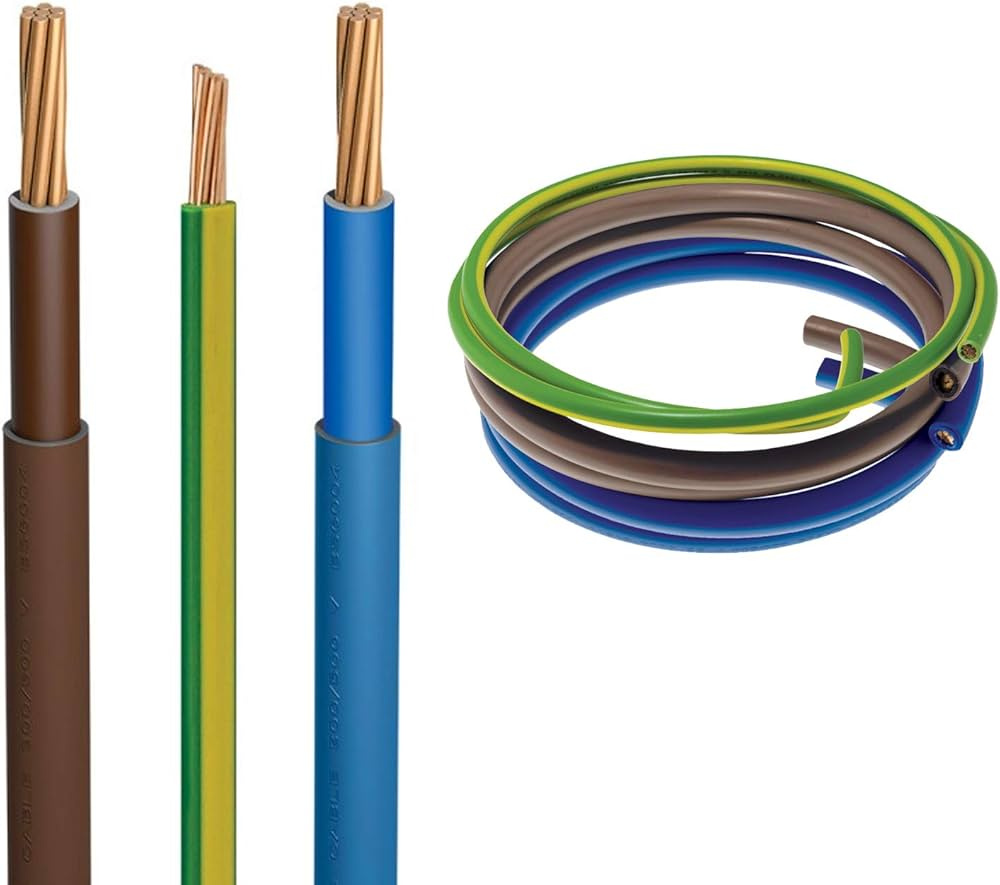 BS 6004 6181y 25mm 35mm 50mm PVC Surface Wiring Cable