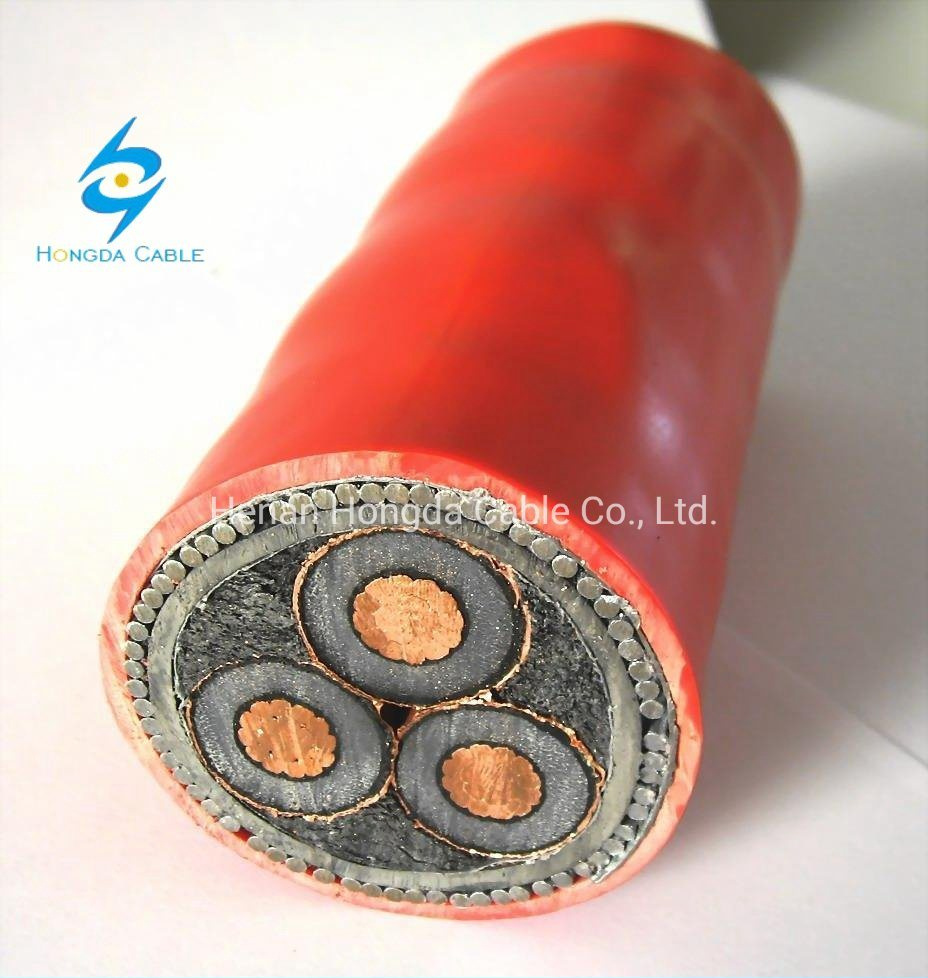 BS6622 6.35/11kv 3 Core Swa PVC Cable 3X240mm2 Power Cable