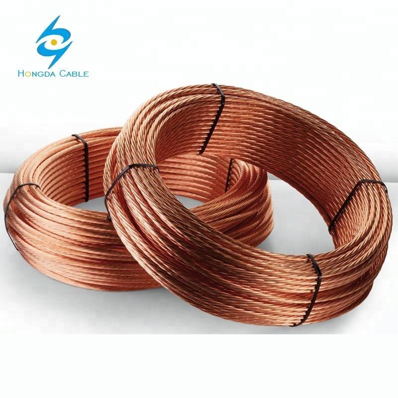 Conductor de Tierra de Cobre Desnudo Trenzado Tj 10mm2 a 500mm2
