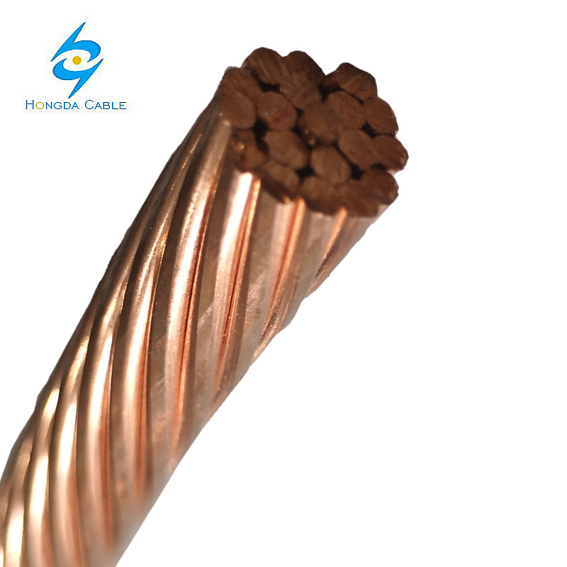 Bare Ground Copper Cable 2AWG 2/0AWG 4/0AWG 4AWG