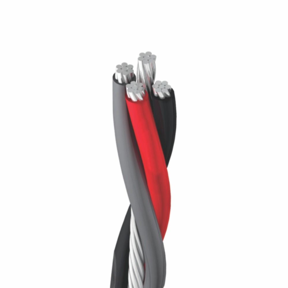 Cabo De Aluminio Multiplexado Al XLPE Duplex Triplex Quadruplex Cable 0.6/1kv Neutro Nu