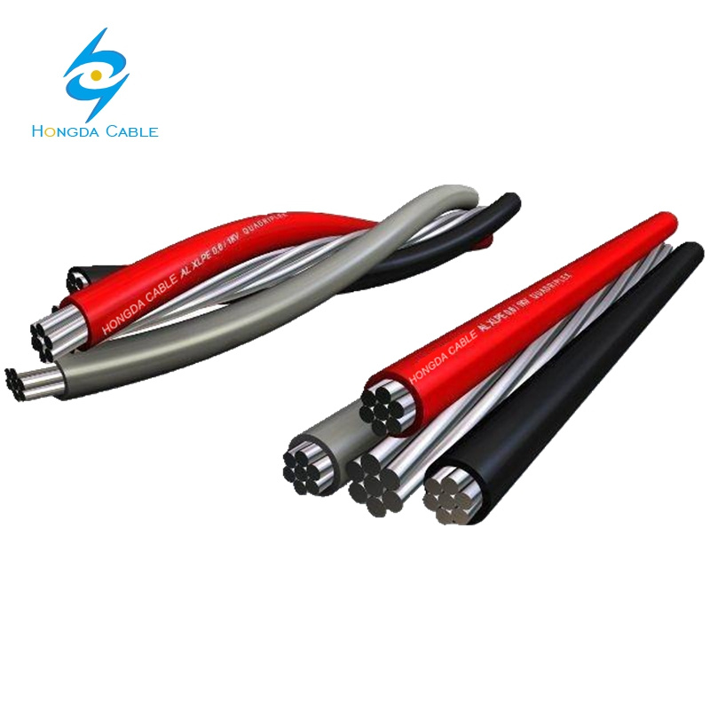 Cabo Cuádruple Multiplexado de Aluminio 0.6/1 Cable Kv 3X1X70+70 mm2