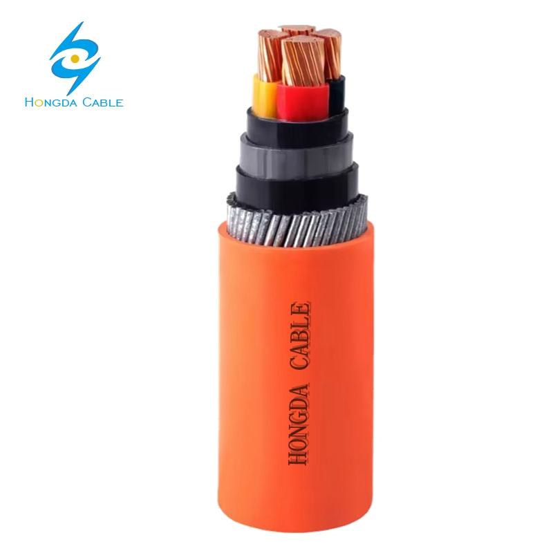 Circular Cables PVC 600/1000V 3c+E Swa Copper Orange Cable