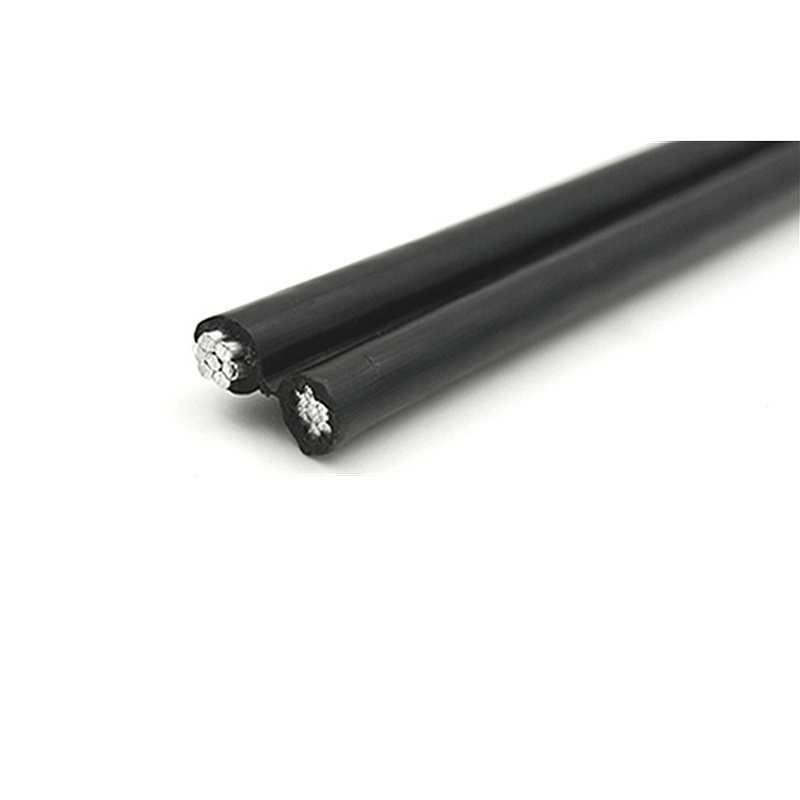 Conductor Doble 10mm2 16mm2 25mm2 AAC PVC Doble Cable de Aluminio