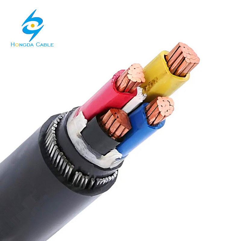 Cable eléctrico armado con alambre de acero, XLPE, PVC, cobre, aluminio 95mm 4