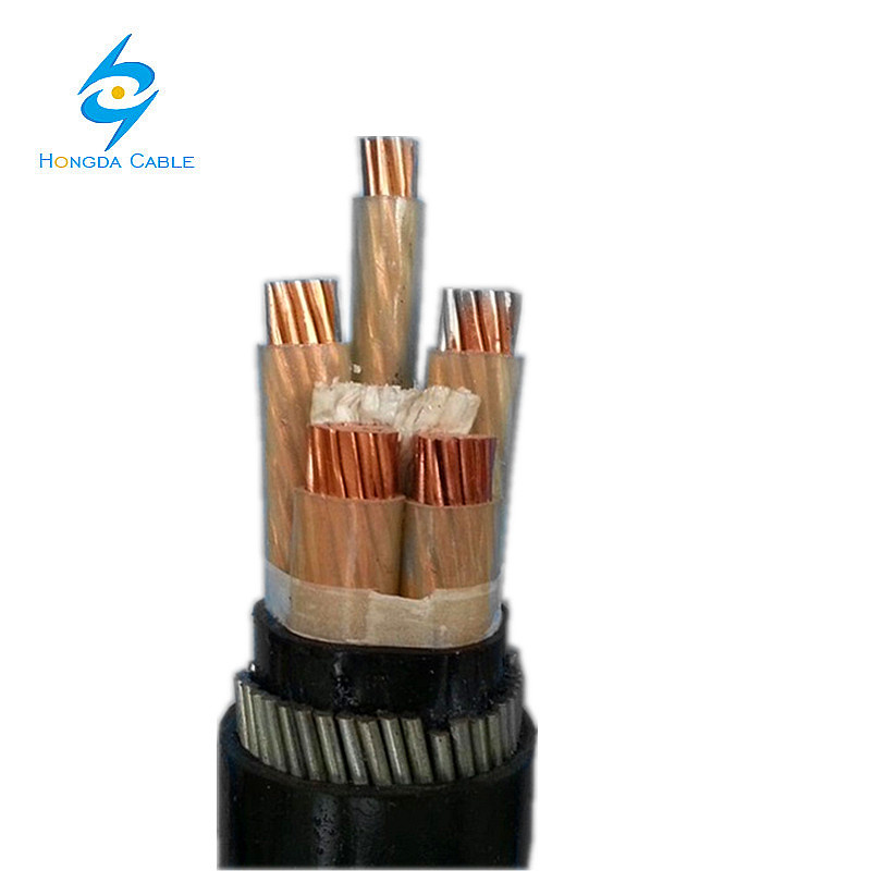 Copper XLPE PVC Insulation 70mm 95mm 120mm 5 Core Steel Wire Armoured Swa Electrical Cable