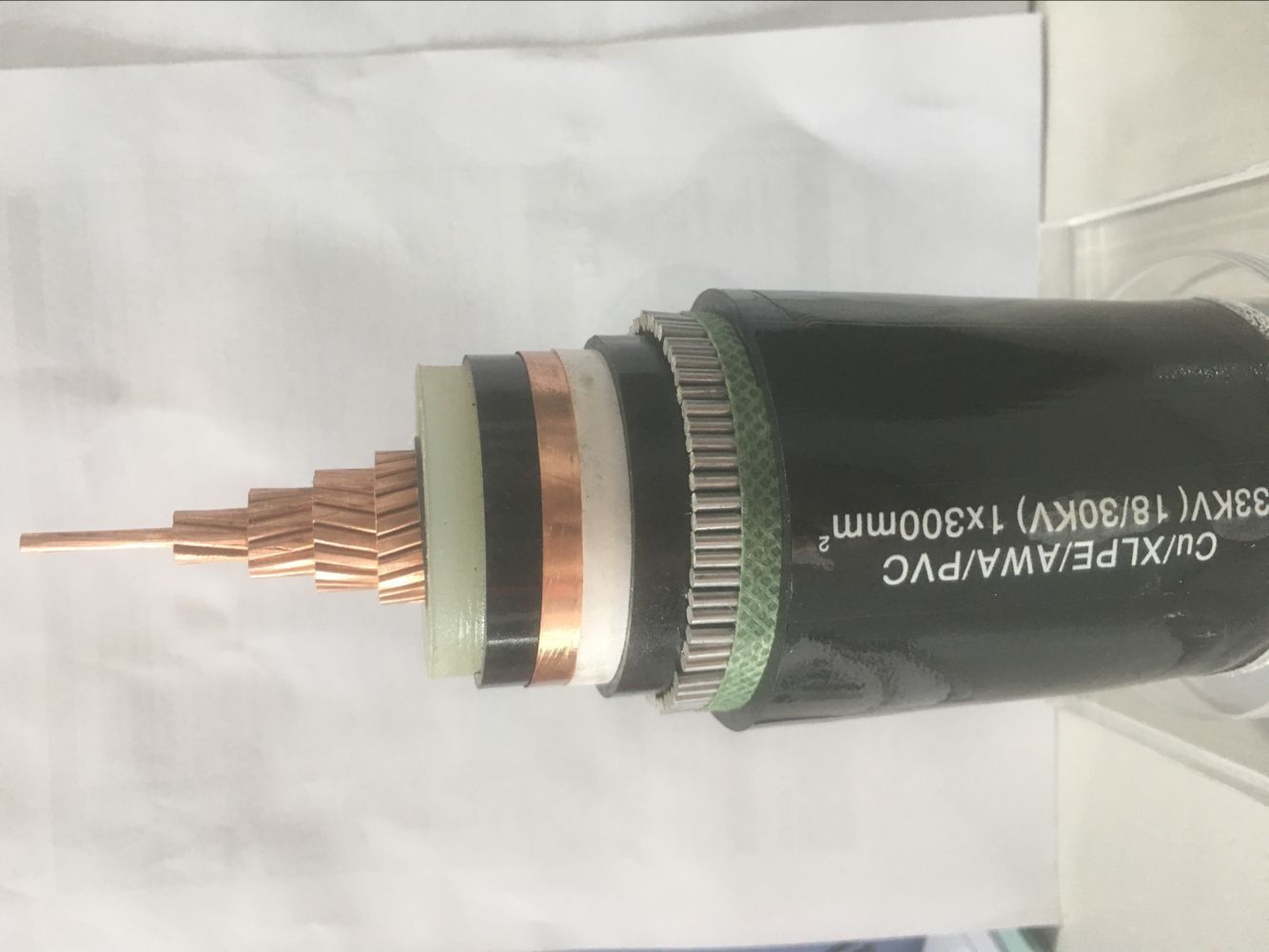 Precio de fábrica N2xs2y XLPE PE - 18/30 (36) Cable Kv