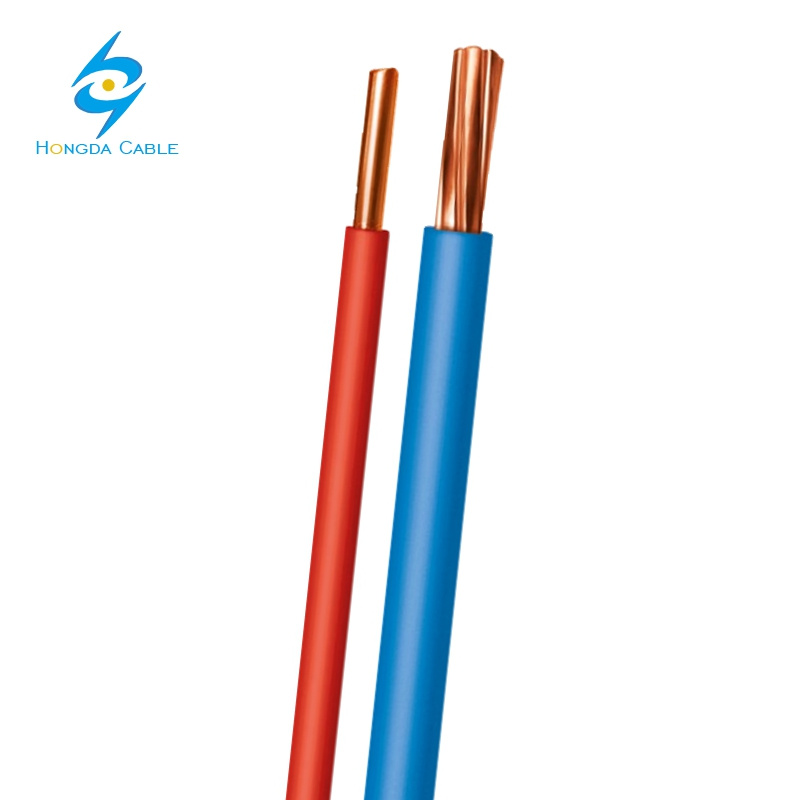 Fil Th 1.5mm2 2.5 mm2 Alambre Eléctrico de Cobre Rígido H07V-U