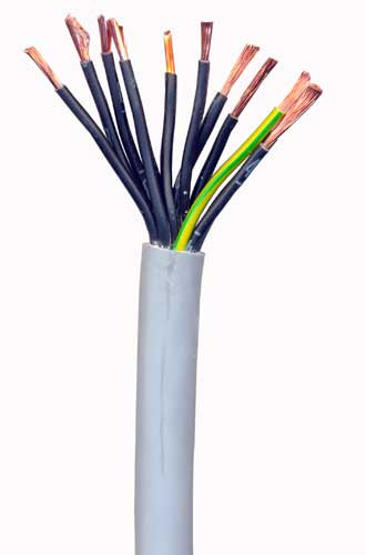Flexible Kupfer PVC-isolierte Steuerleitung 12*1.5mm2 14*1.5mm2