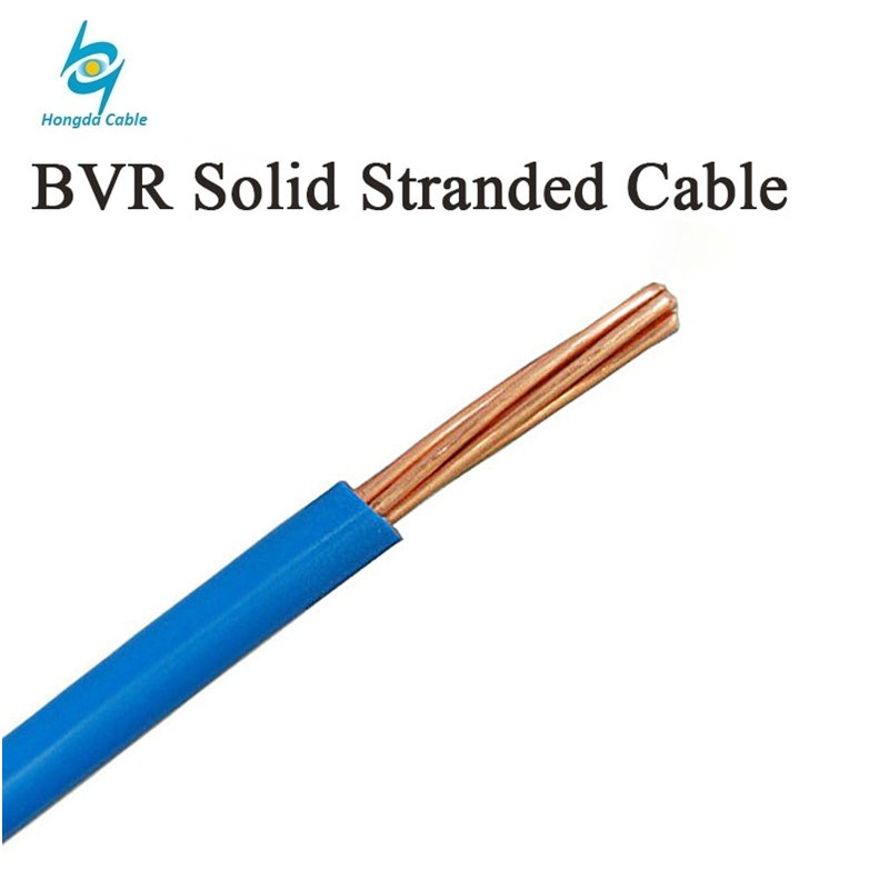 Cable eléctrico flexible de PVC, cobre, núcleo único, cable de tierra 1X4mm