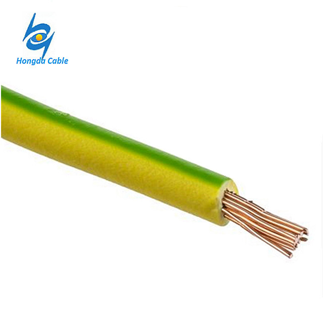 China Green-Yellow Earth Copper Conductor Cable 4/0AWG on sale