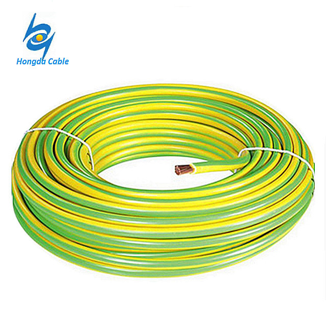 Chine Câble de puissance en cuivre vert jaune terre 1*10mm2 en soldes