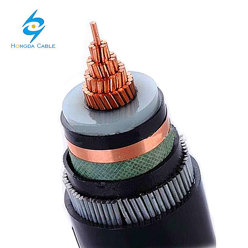 Cables Eléctricos de Alta Tensión XLPE 240mm2 500mm2 400mm2 1.9/3.3kv 6.35/11kv Cu/XLPE/PVC/Awa/PVC