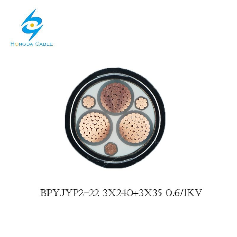 LV 3X240+3X35mm2/ Medium Voltage 3X240mm2 Sta Power Cable